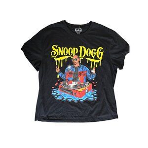 Doggy Supply By Snoop Dogg Mens Graphic T-Shirt Black 2XL Cotton/Poly Blend